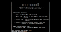 Desktop Screenshot of irc.nomi.cz