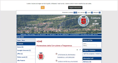 Desktop Screenshot of comune.nomi.tn.it